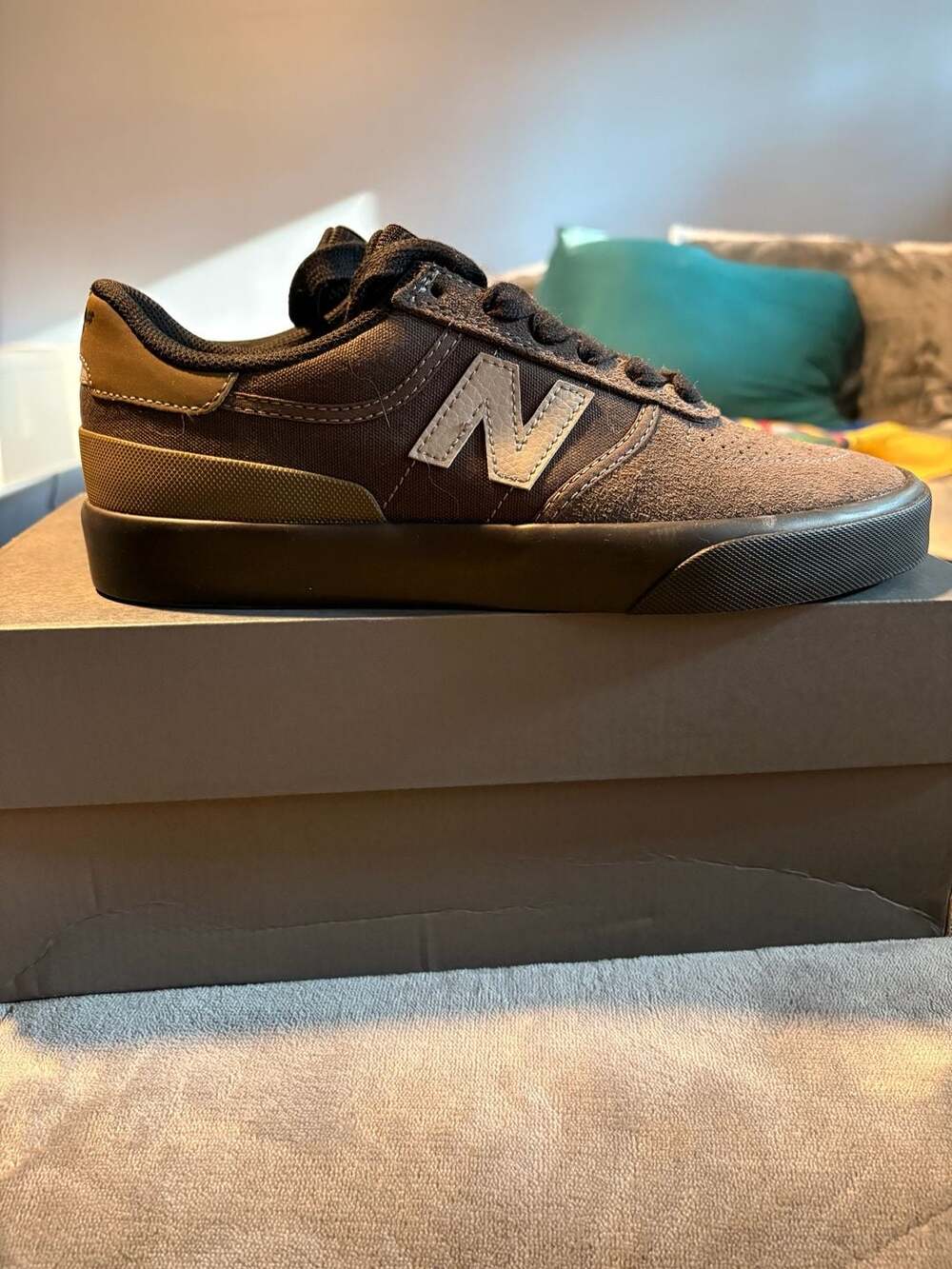 New Balance Numeric 272 Skate Shoes - Black Cement (NM272DOP)